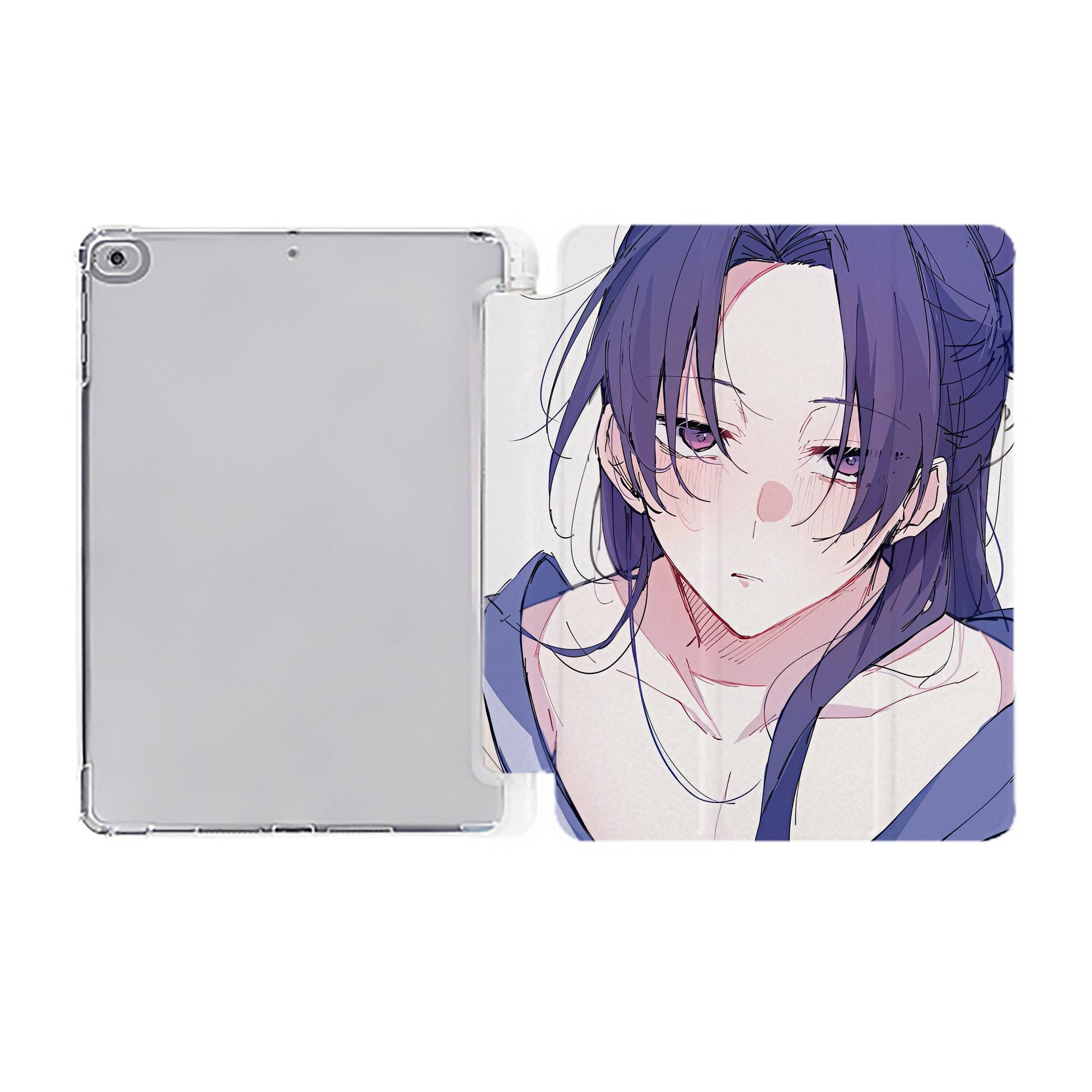 （画像用） 薬屋のひとりごと The Apothecary Diaries IPad ケース ペン収納付き 三つ折りスタンド PUレザー×シリコン 対応機種9.5/10.5/10.9インチ